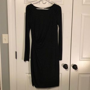 LOFT Charcoal Dress
